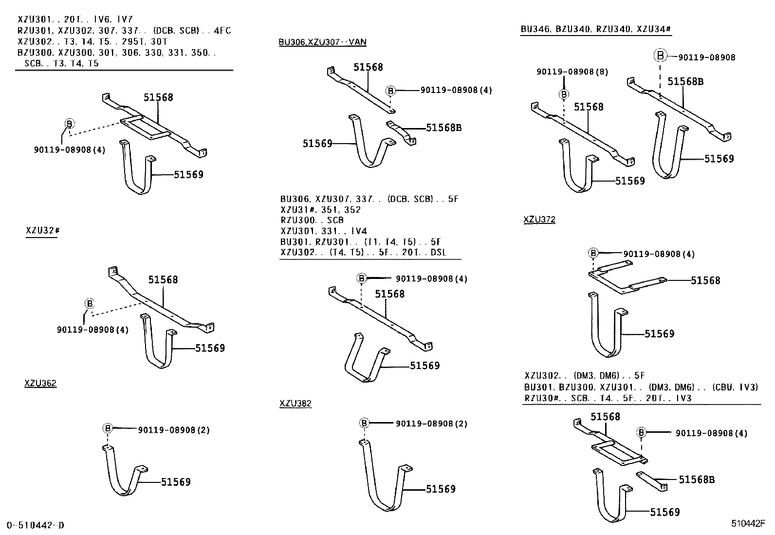 48414-37060 BRACKET, SPRING, NO.3 RH product image