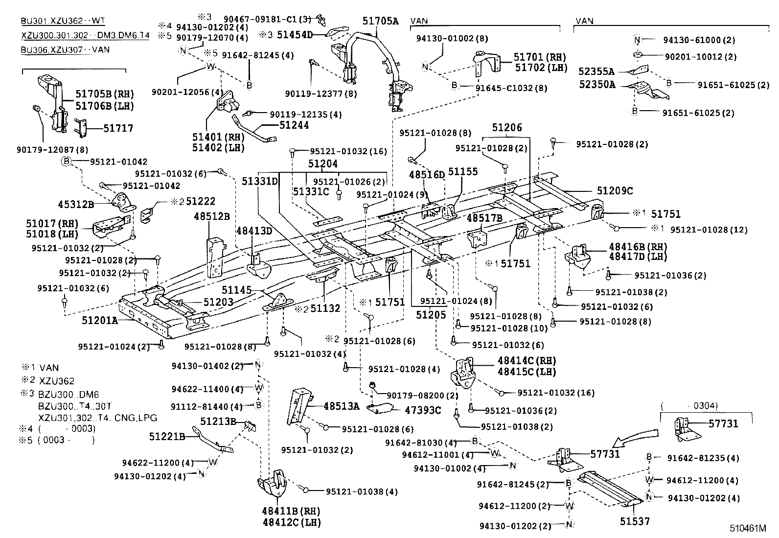 48414-37060 BRACKET, SPRING, NO.3 RH product image