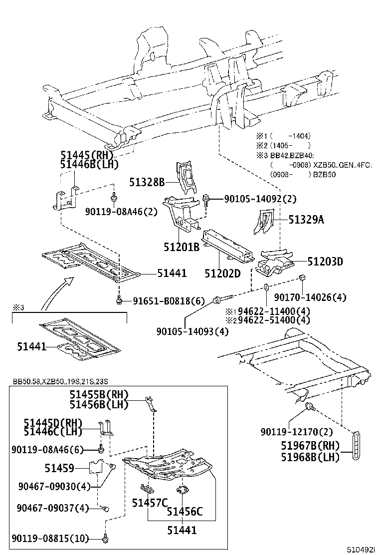 51963-36060 HOOK, TRANSPORT, REAR RH product image