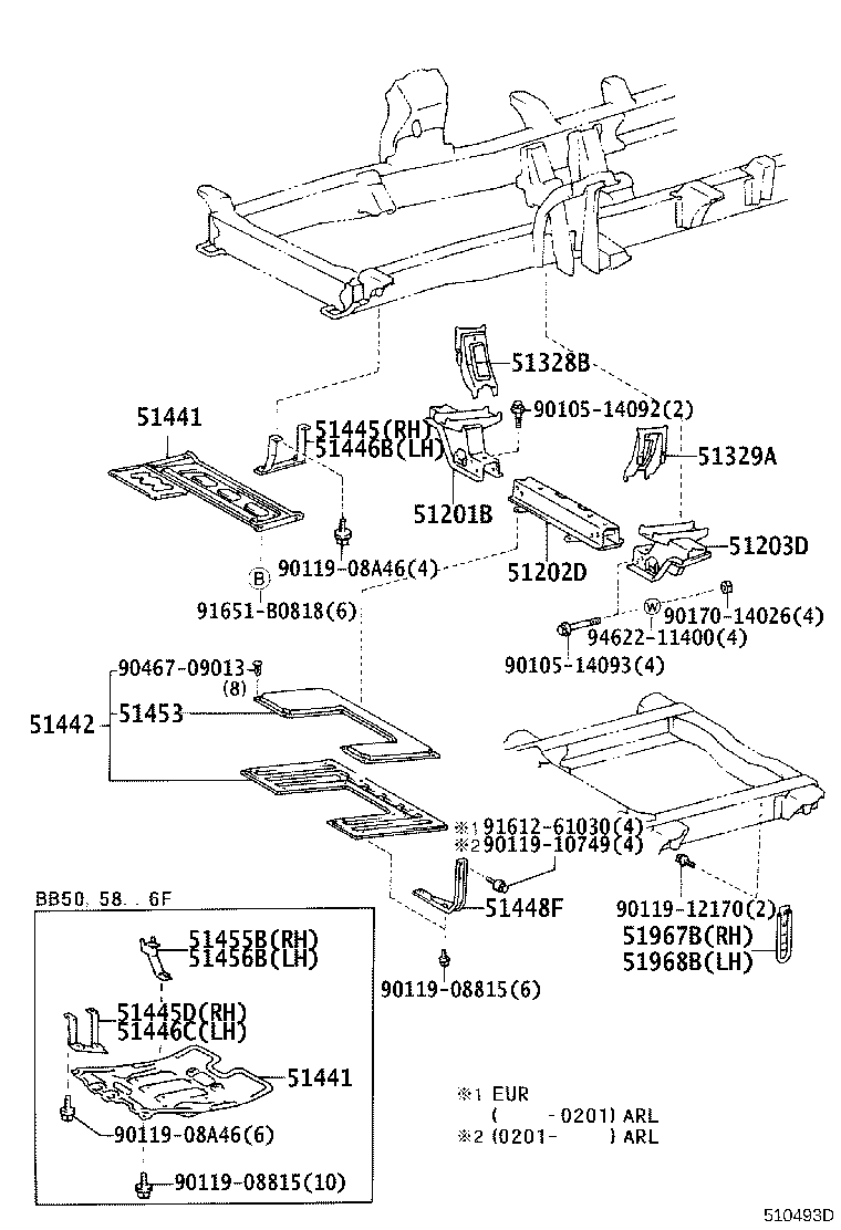 51963-36060 HOOK, TRANSPORT, REAR RH product image