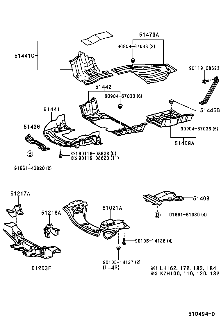 51406-26100 COVER, ENGINE UNDER, NO.2 product image