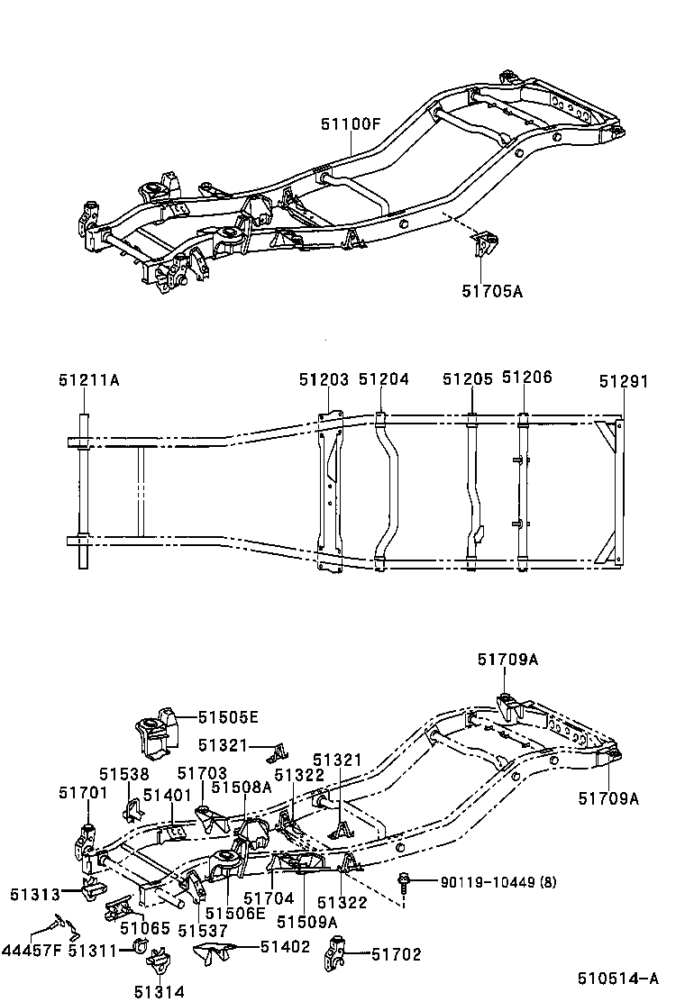 51002-60053 FRAME SUB-ASSY product image
