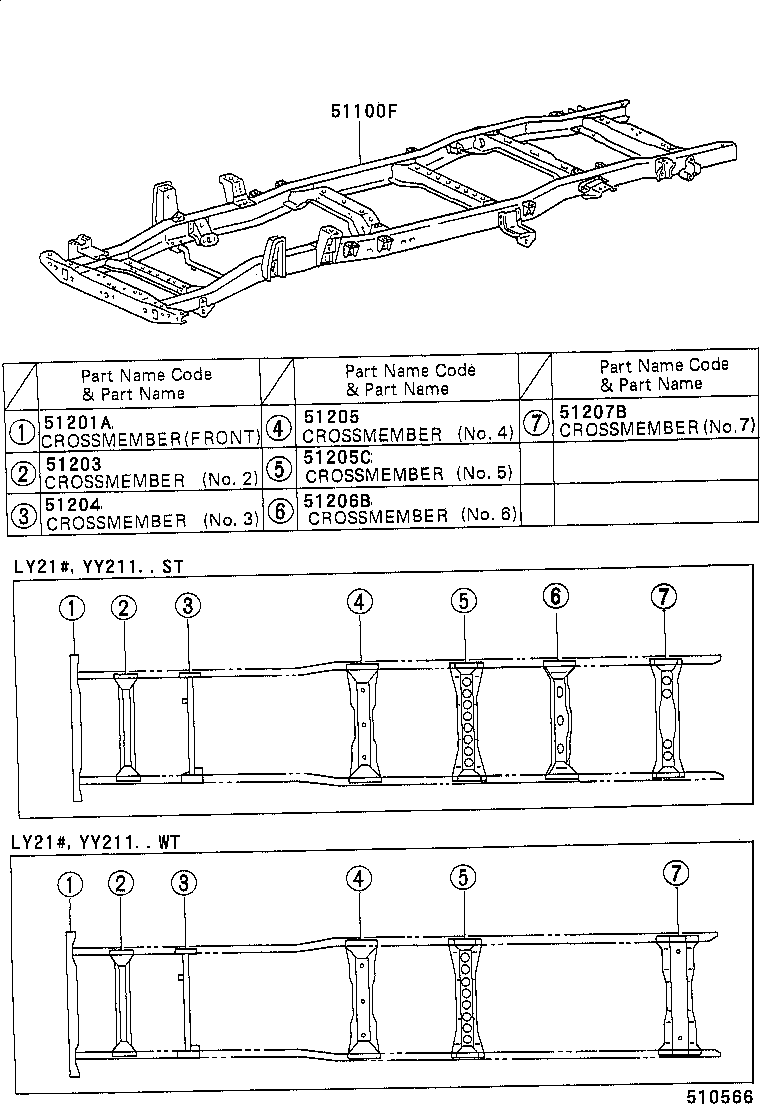 51002-25762 FRAME SUB-ASSY product image