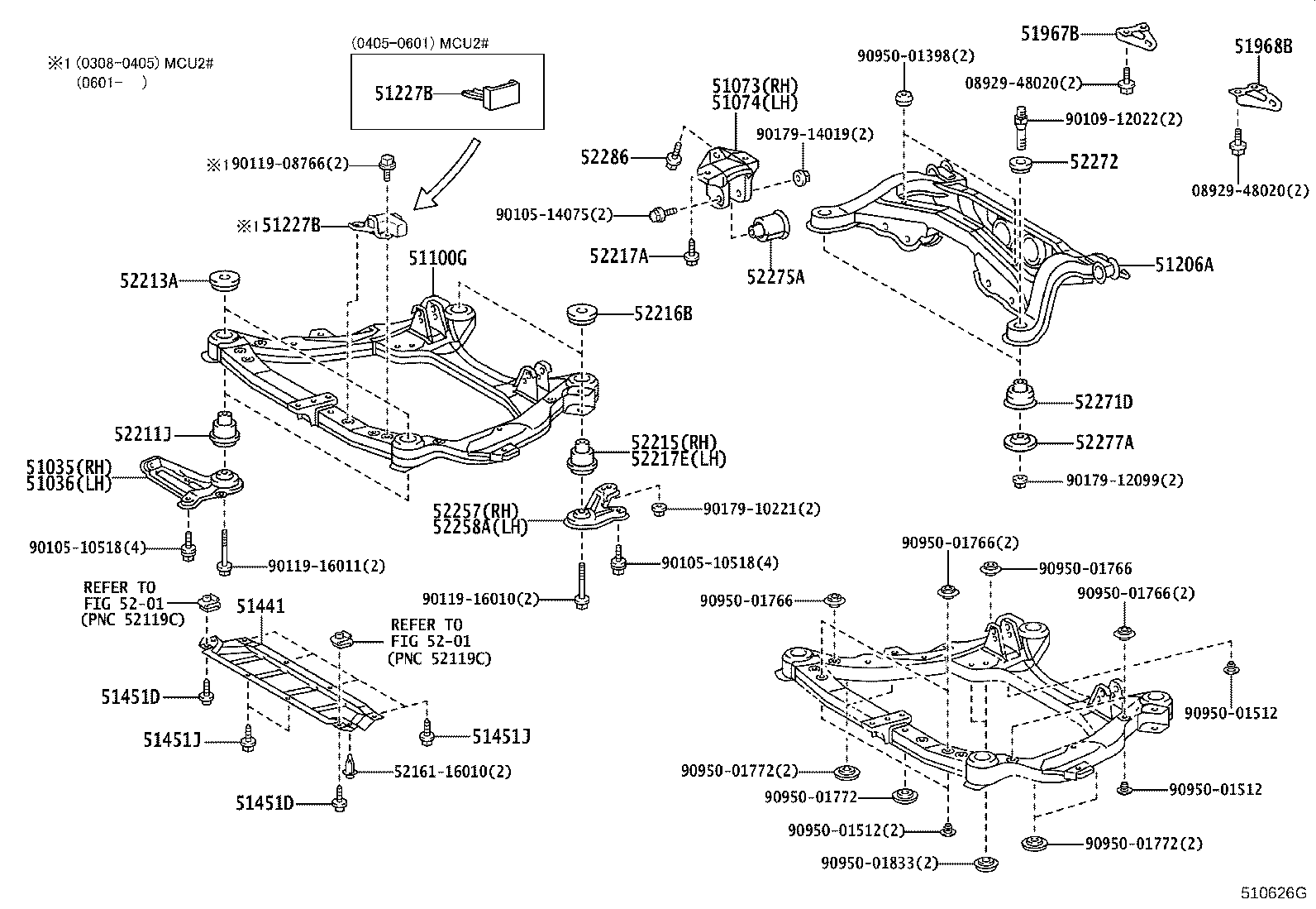 51100-28030 FRAME ASSY, FRONT product image