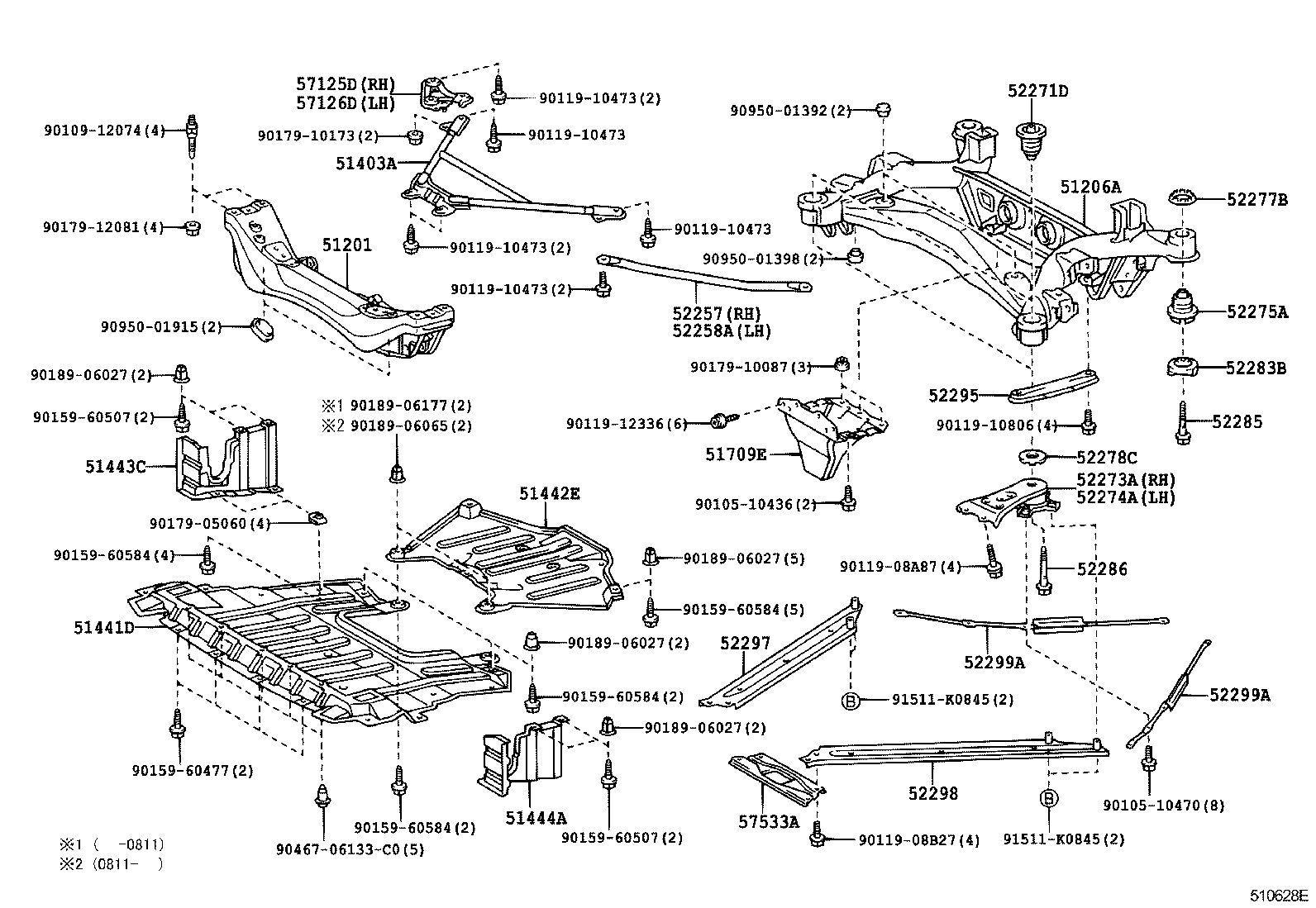 51441-24040 COVER, ENGINE UNDER product image