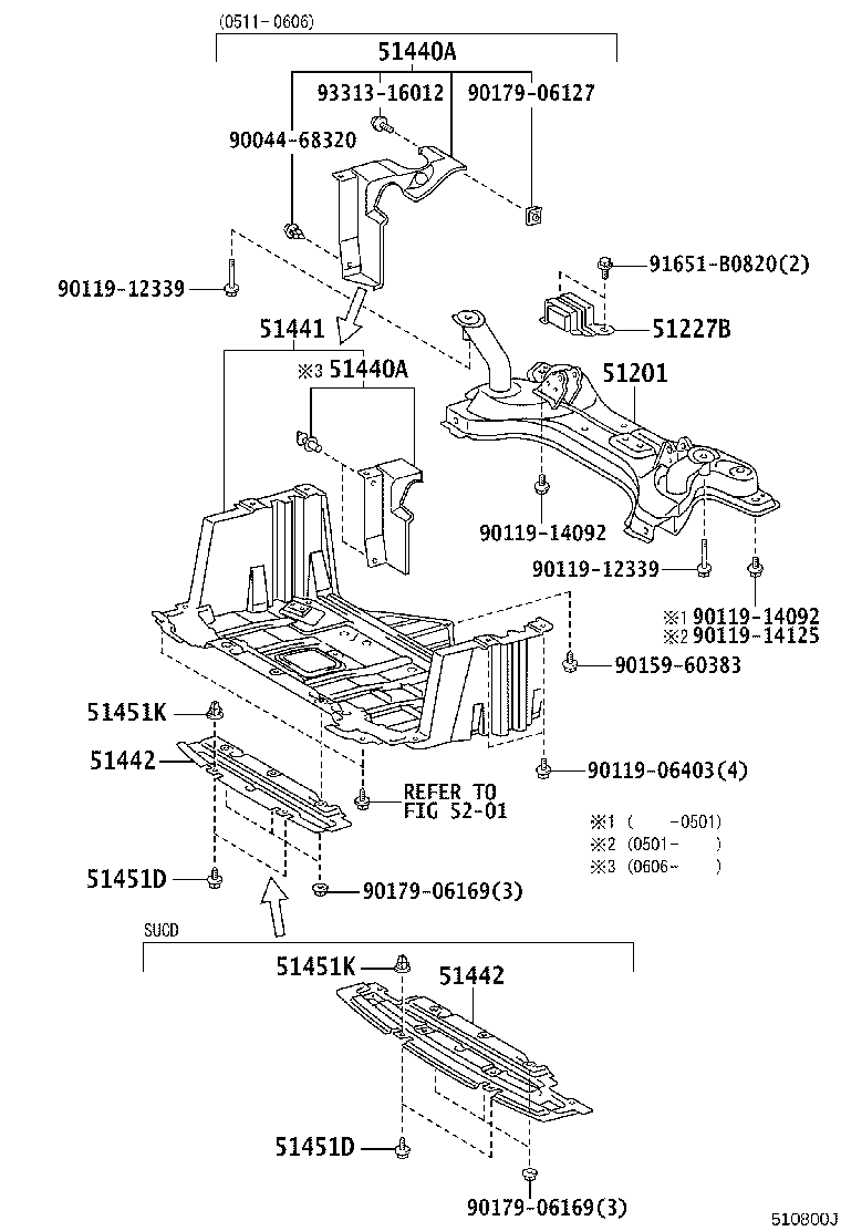 51410-52020 COVER, ENGINE UNDER, NO.1 product image