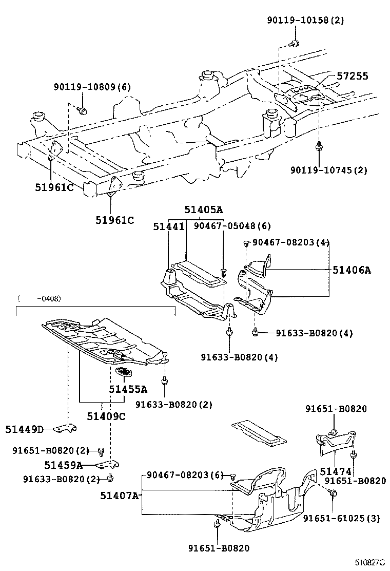51441-27070 COVER, ENGINE UNDER, NO.1 product image
