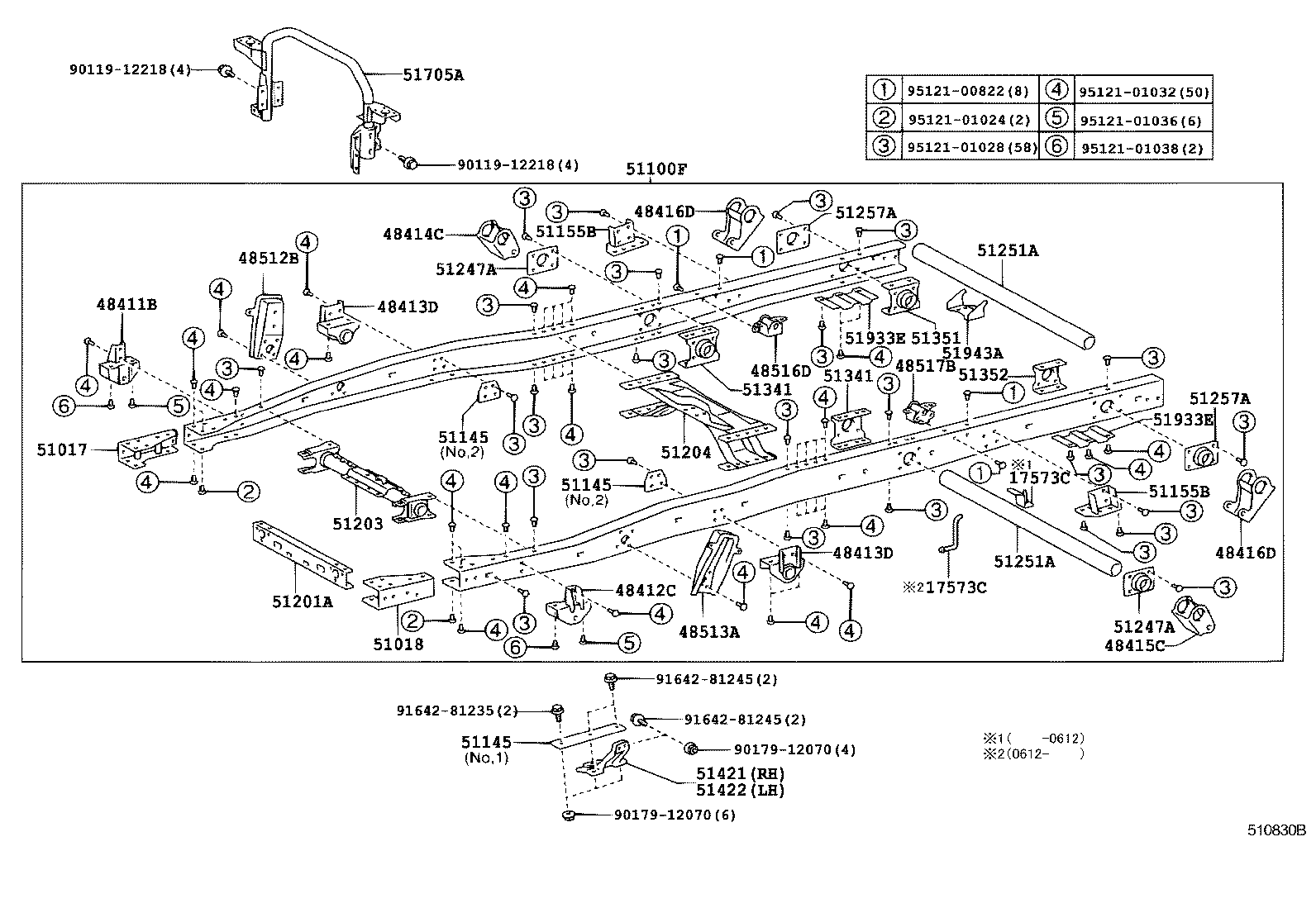 48412-37090 BRACKET, SPRING, NO.1 LH product image