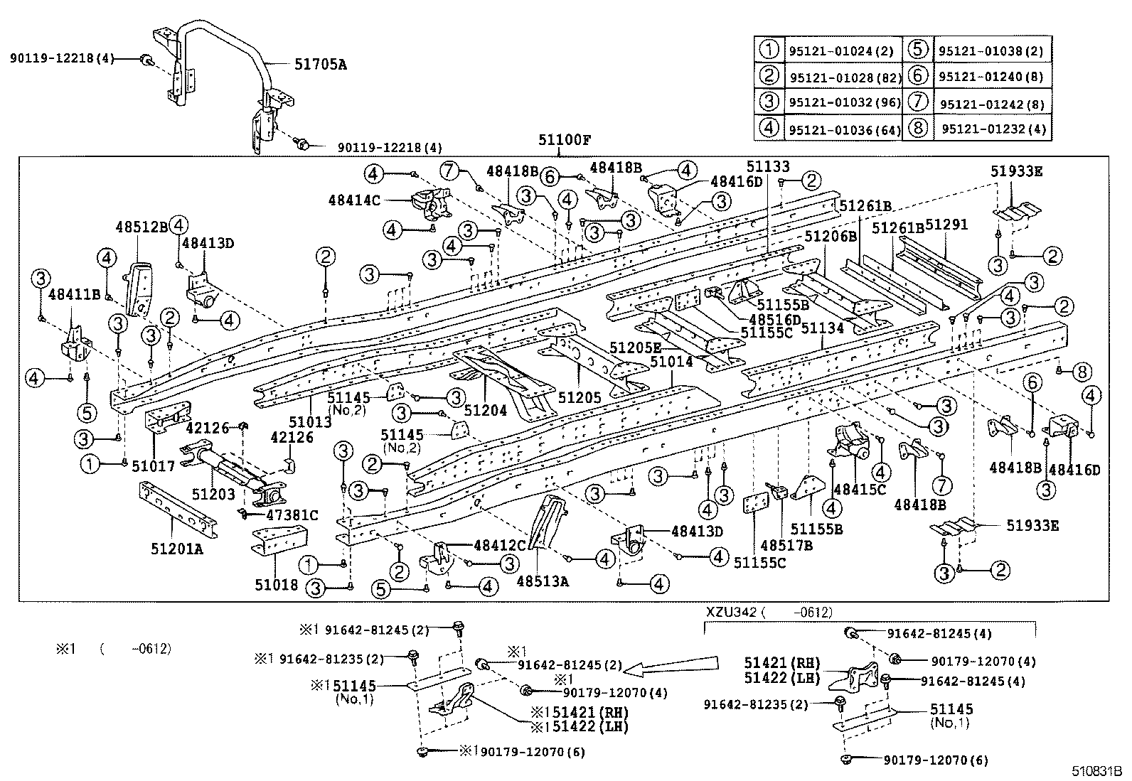 48412-37090 BRACKET, SPRING, NO.1 LH product image