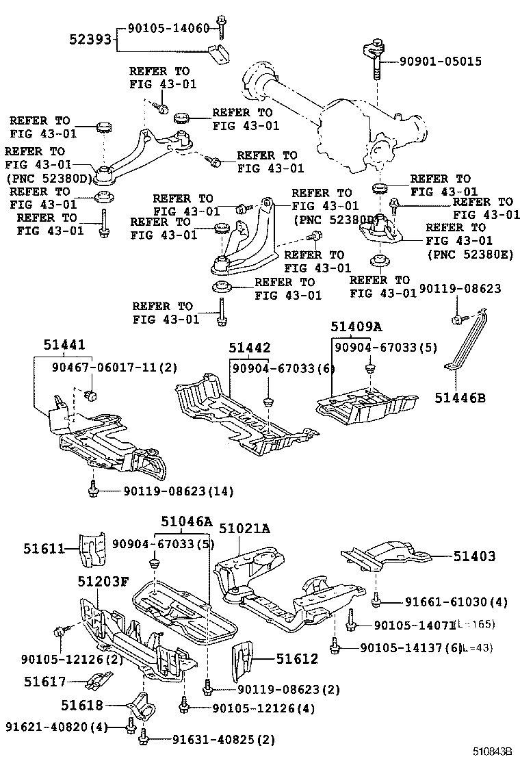 51406-26100 COVER, ENGINE UNDER, NO.2 product image