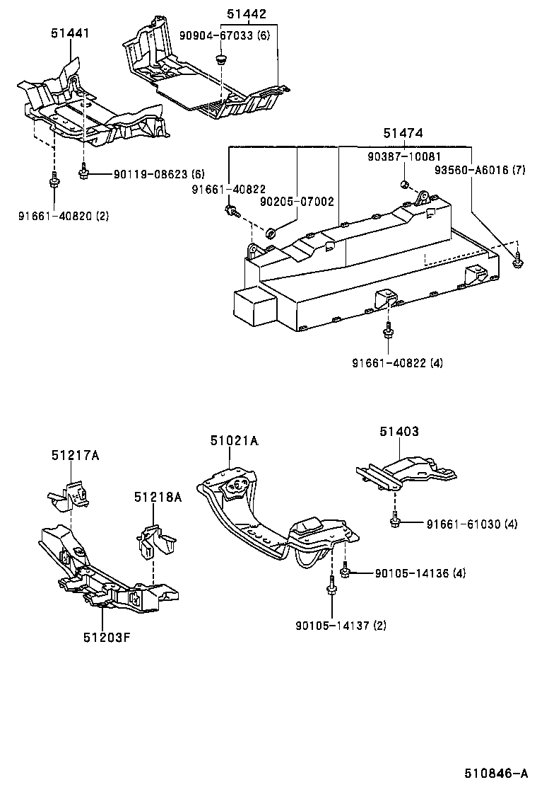 51406-26020 COVER, ENGINE UNDER, NO.2 product image