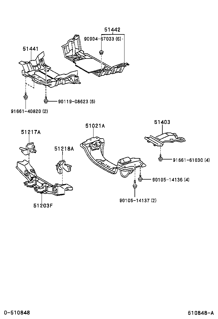 51406-26020 COVER, ENGINE UNDER, NO.2 product image