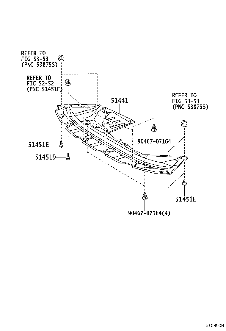 51441-08010 COVER, ENGINE UNDER, NO.1 product image
