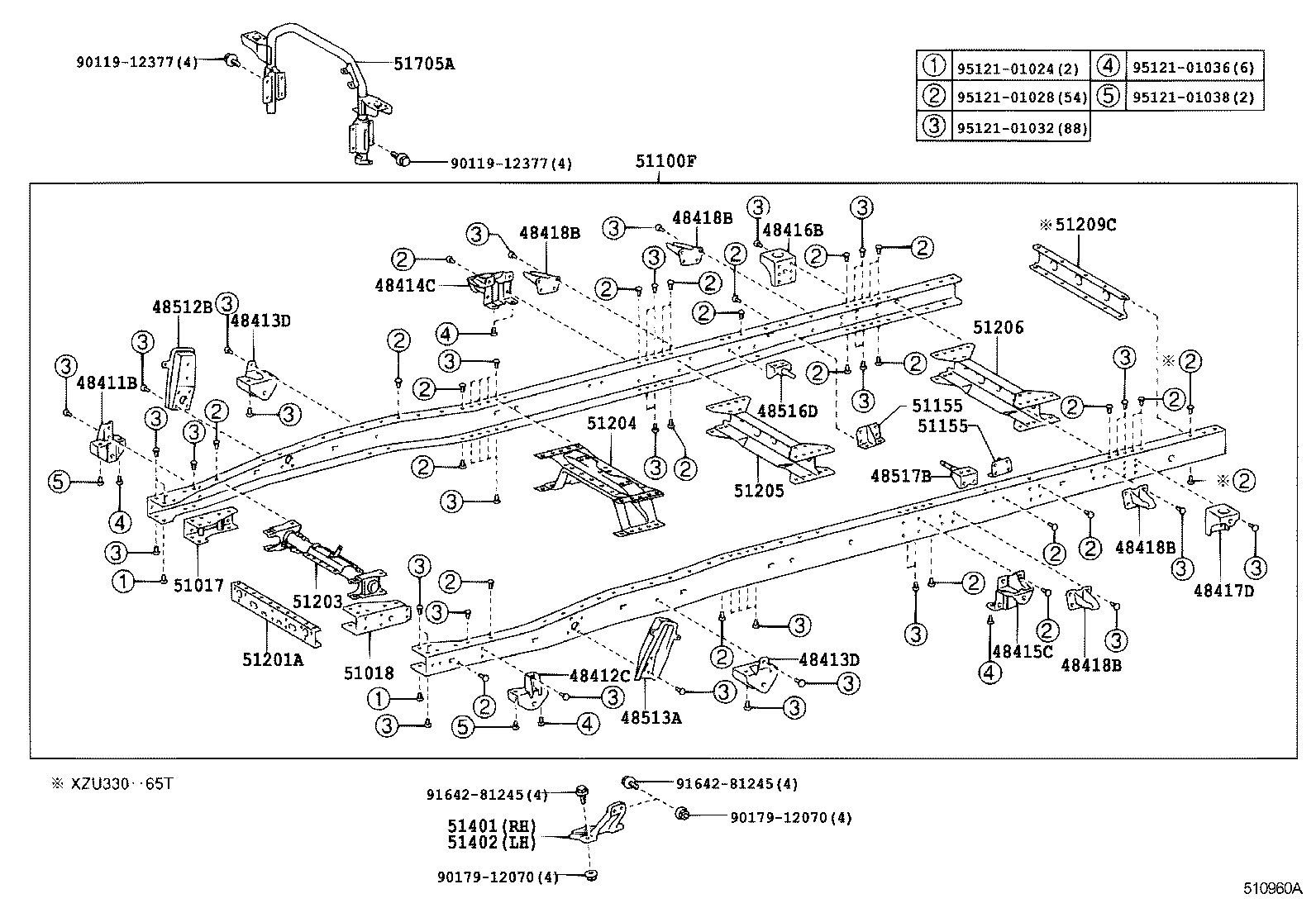 48412-37090 BRACKET, SPRING, NO.1 LH product image