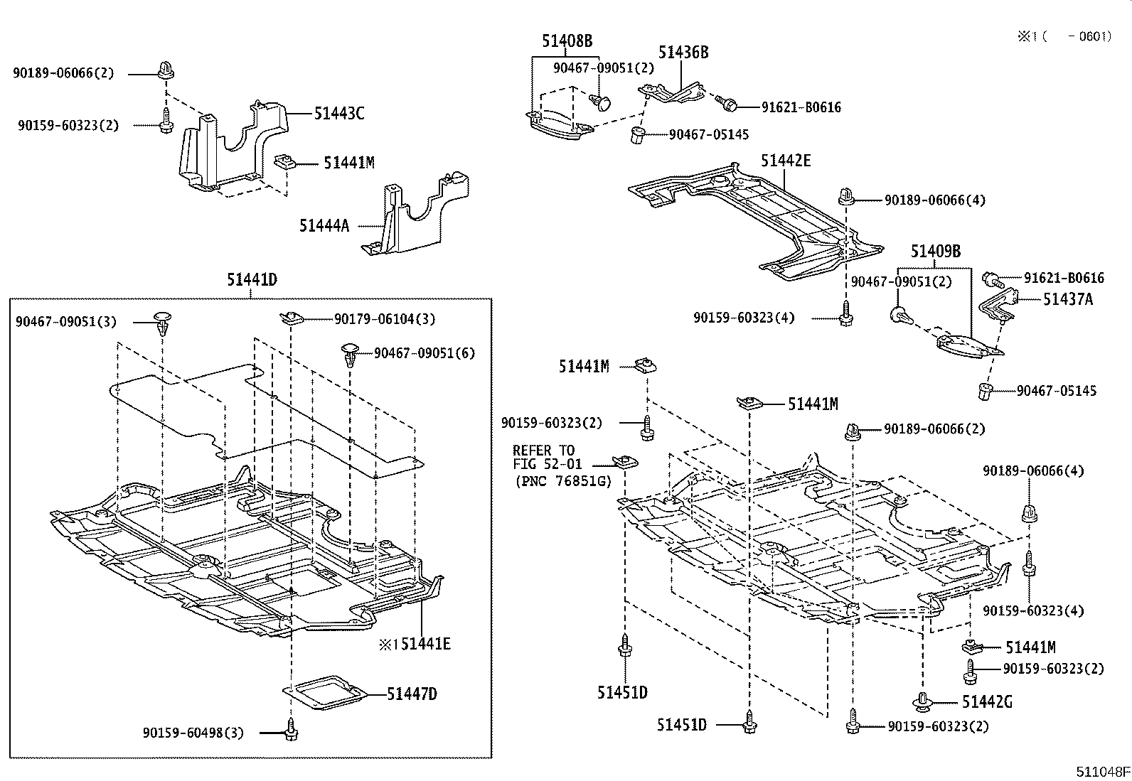 51441-30350 COVER, MOTOR UNDER, NO.1 product image