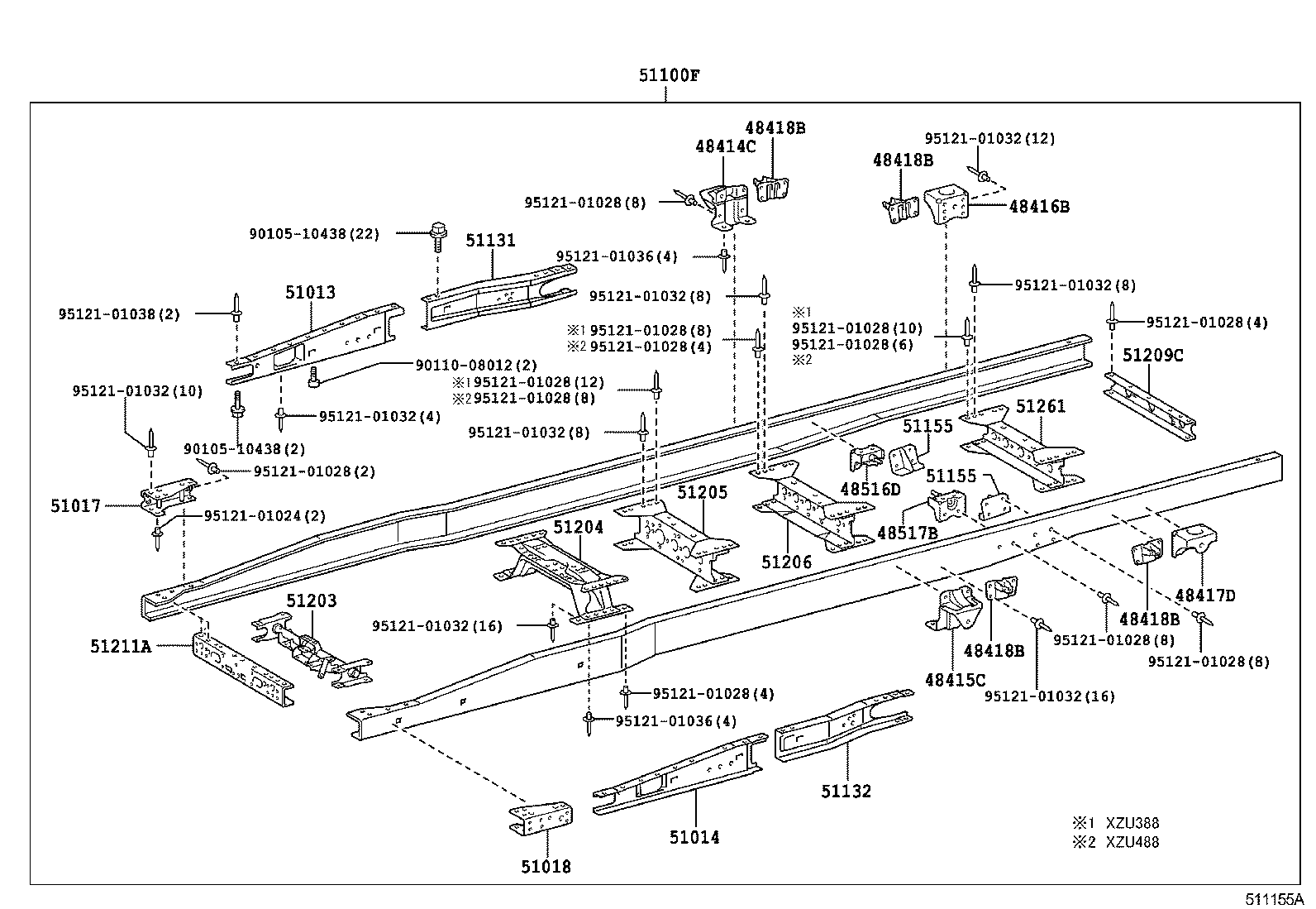 51001-37L72 FRAME SUB-ASSY product image