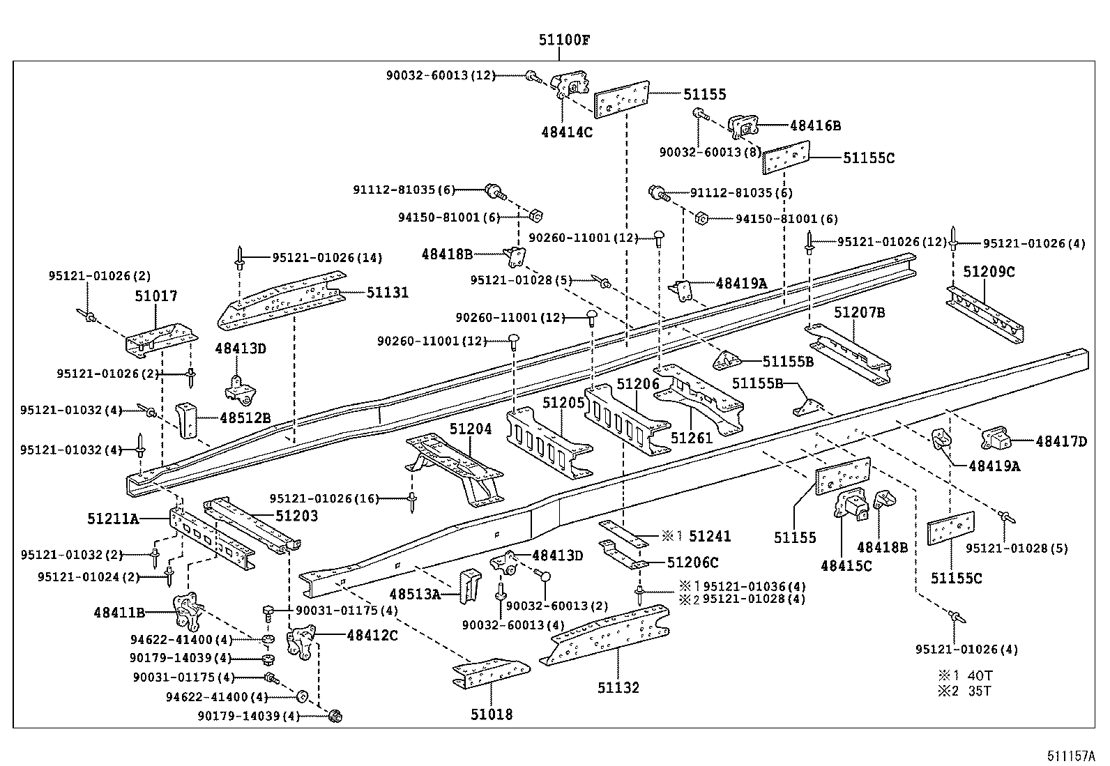 51001-37L72 FRAME SUB-ASSY product image
