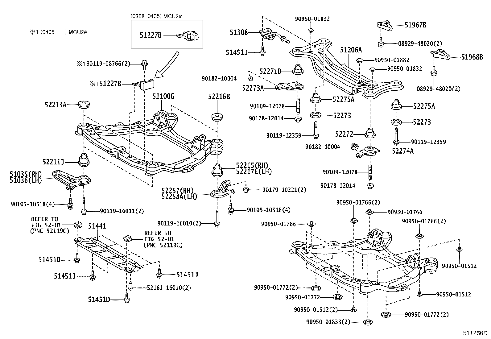 51100-28030 FRAME ASSY, FRONT product image
