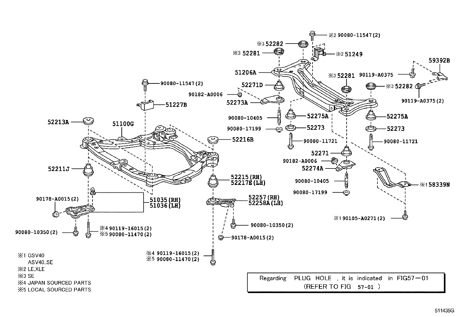 51100-06070 FRAME ASSY, FRONT product image