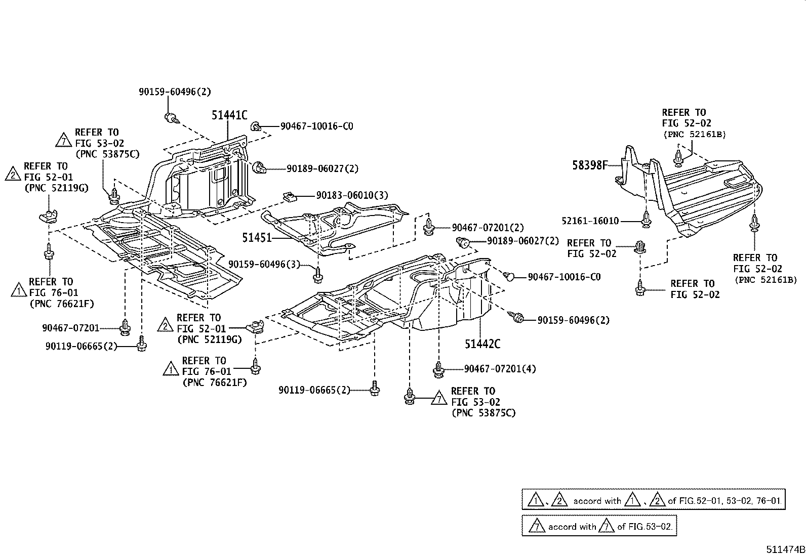 51409-05030 COVER, ENGINE UNDER, LH product image