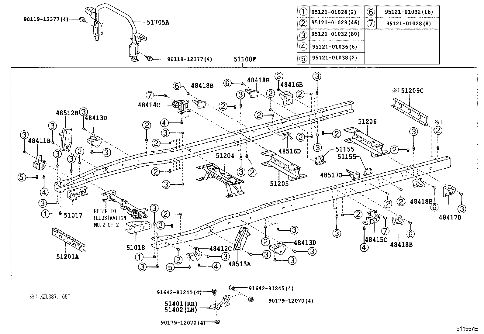 48412-37090 BRACKET, SPRING, NO.1 LH product image