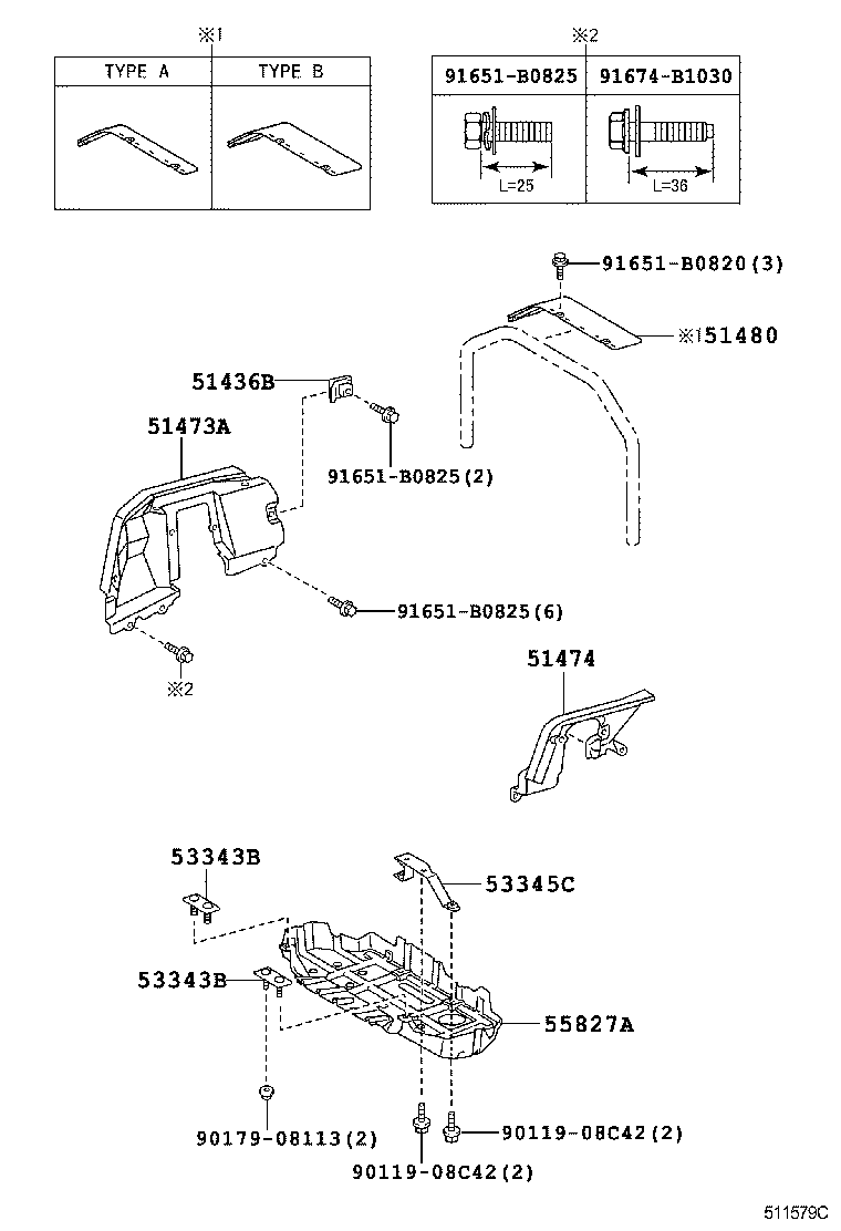 51440-37480 COVER, ENGINE UNDER, RH product image