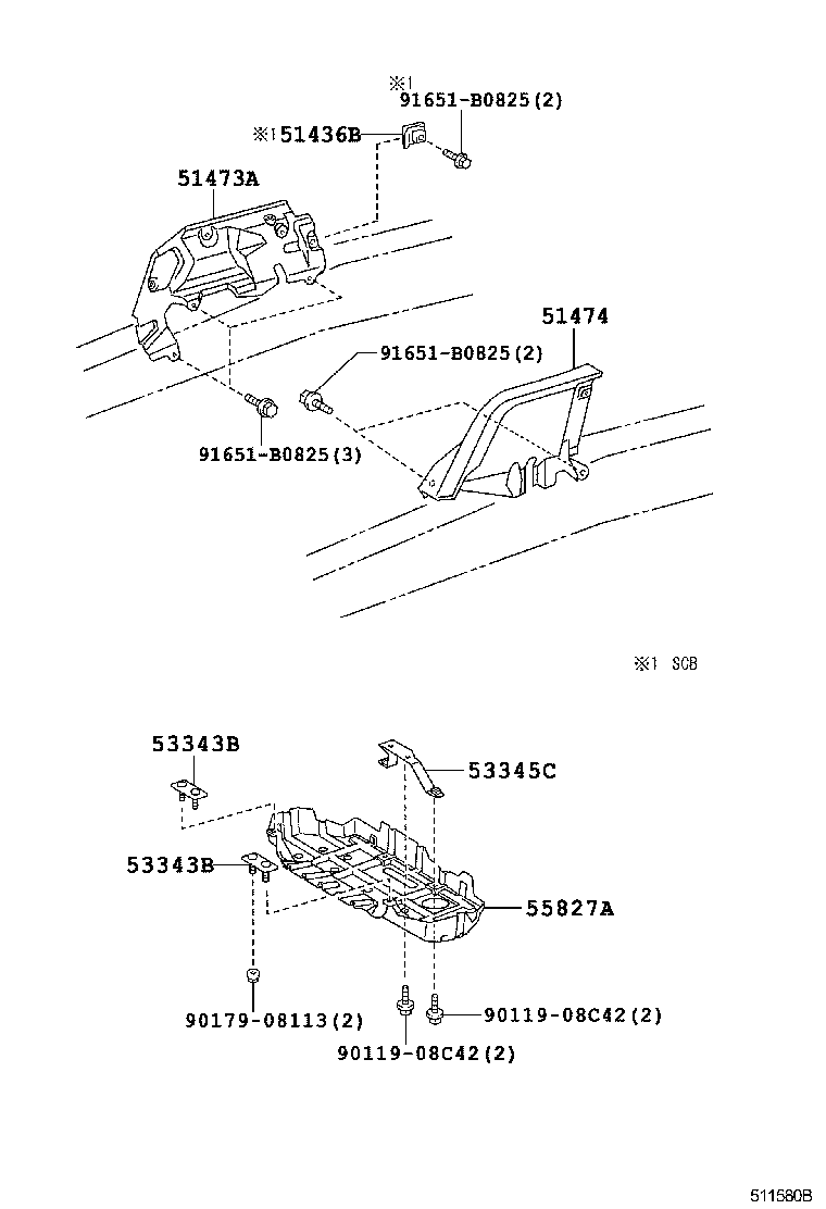 51440-37480 COVER, ENGINE UNDER, RH product image