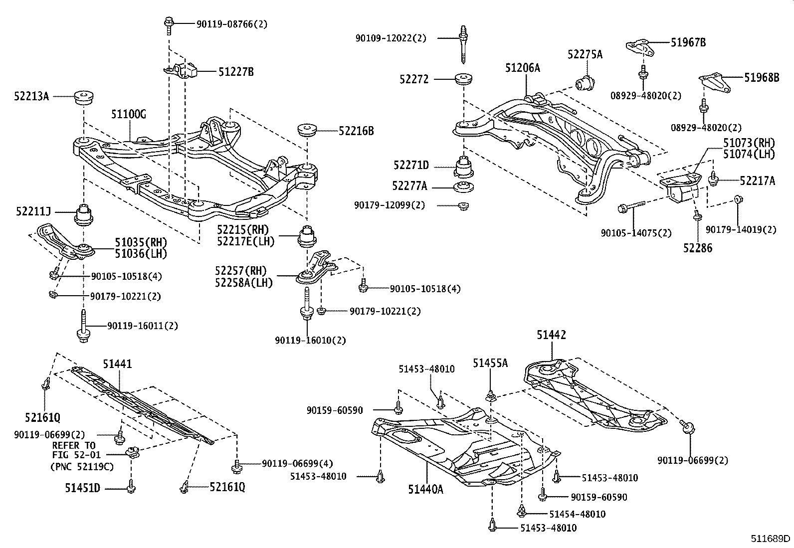 51441-48120 COVER, ENGINE UNDER, NO.1 product image
