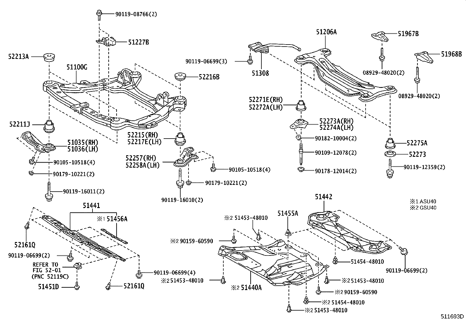 51441-48120 COVER, ENGINE UNDER, NO.1 product image