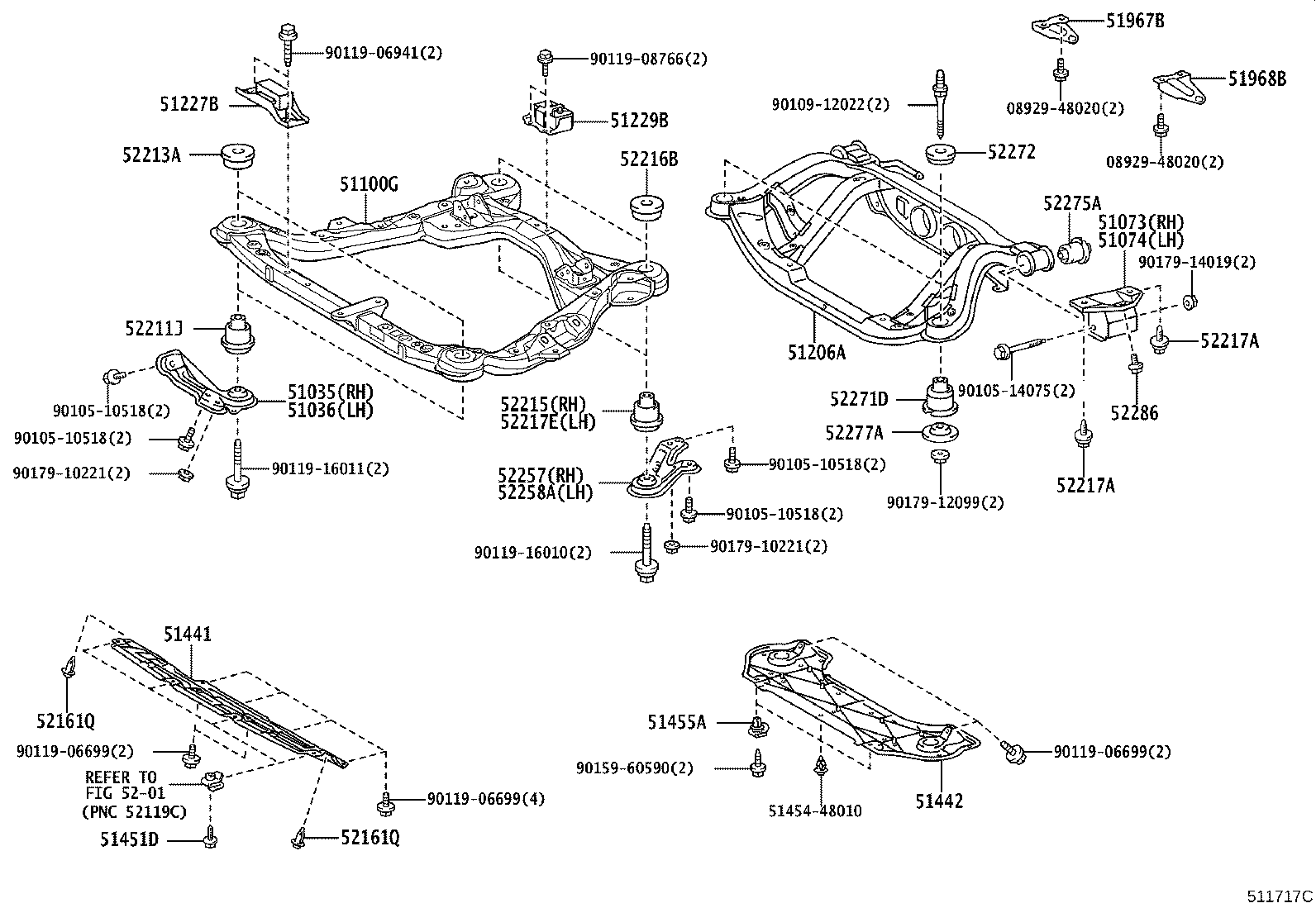 51441-48120 COVER, ENGINE UNDER, NO.1 product image
