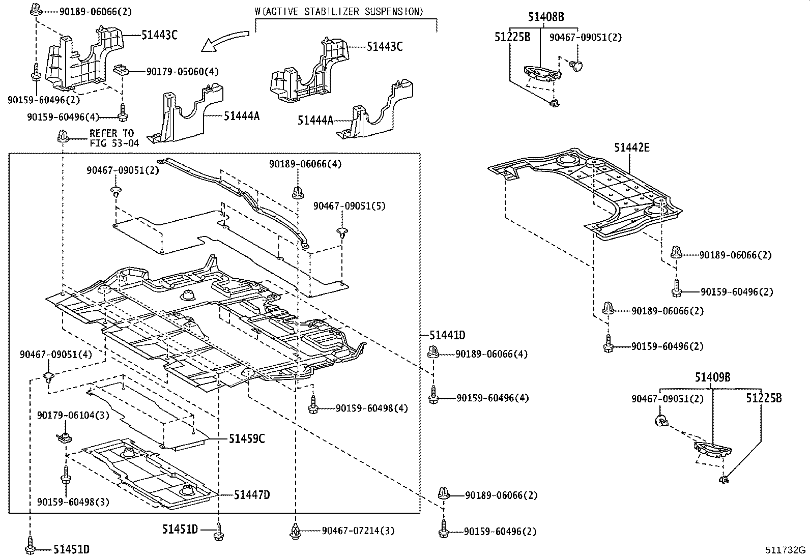 51100-30670 FRAME ASSY, FRONT product image