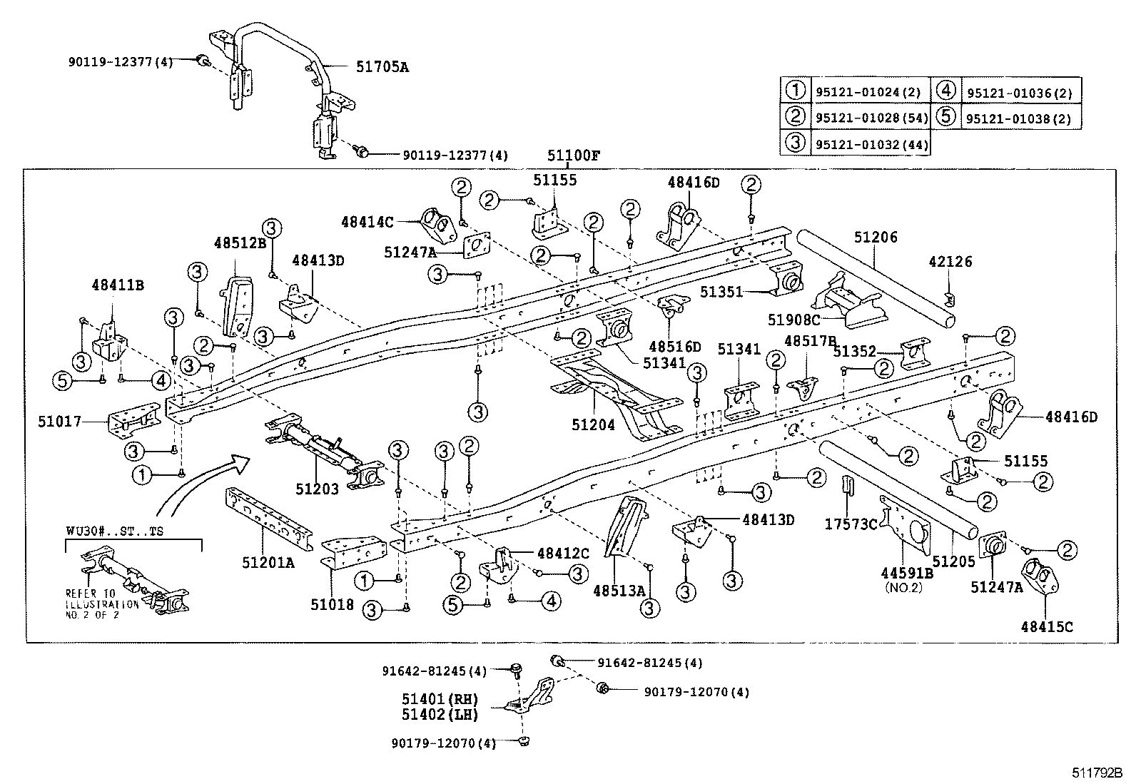 48412-37090 BRACKET, SPRING, NO.1 LH product image
