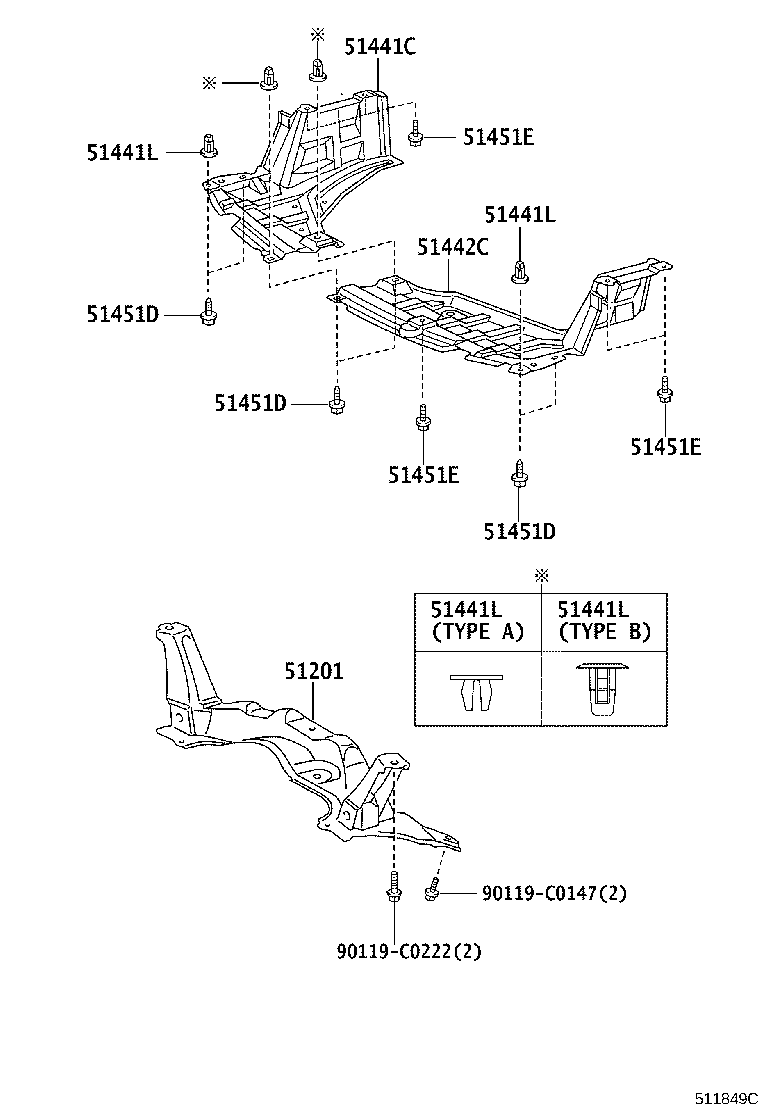 51201-0D111 CROSSMEMBER SUB-ASSY, FRONT SUSPENSION product image