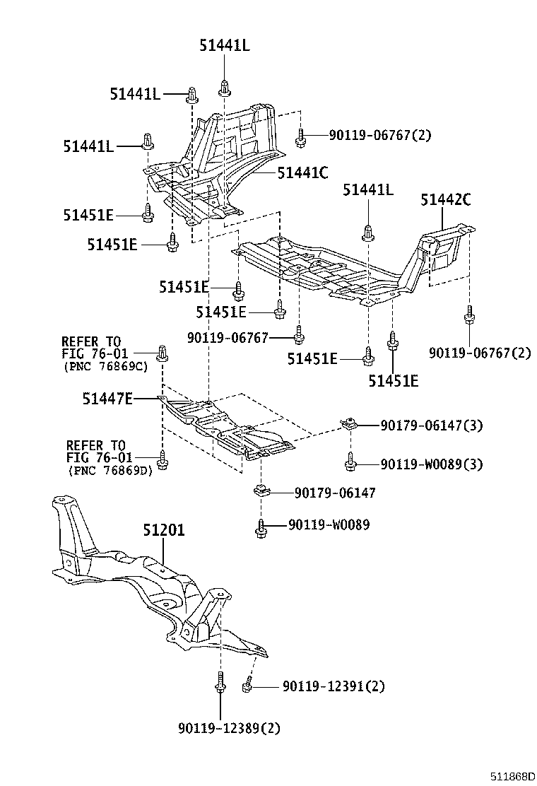 51201-52080 CROSSMEMBER SUB-ASSY, FRONT SUSPENSION product image