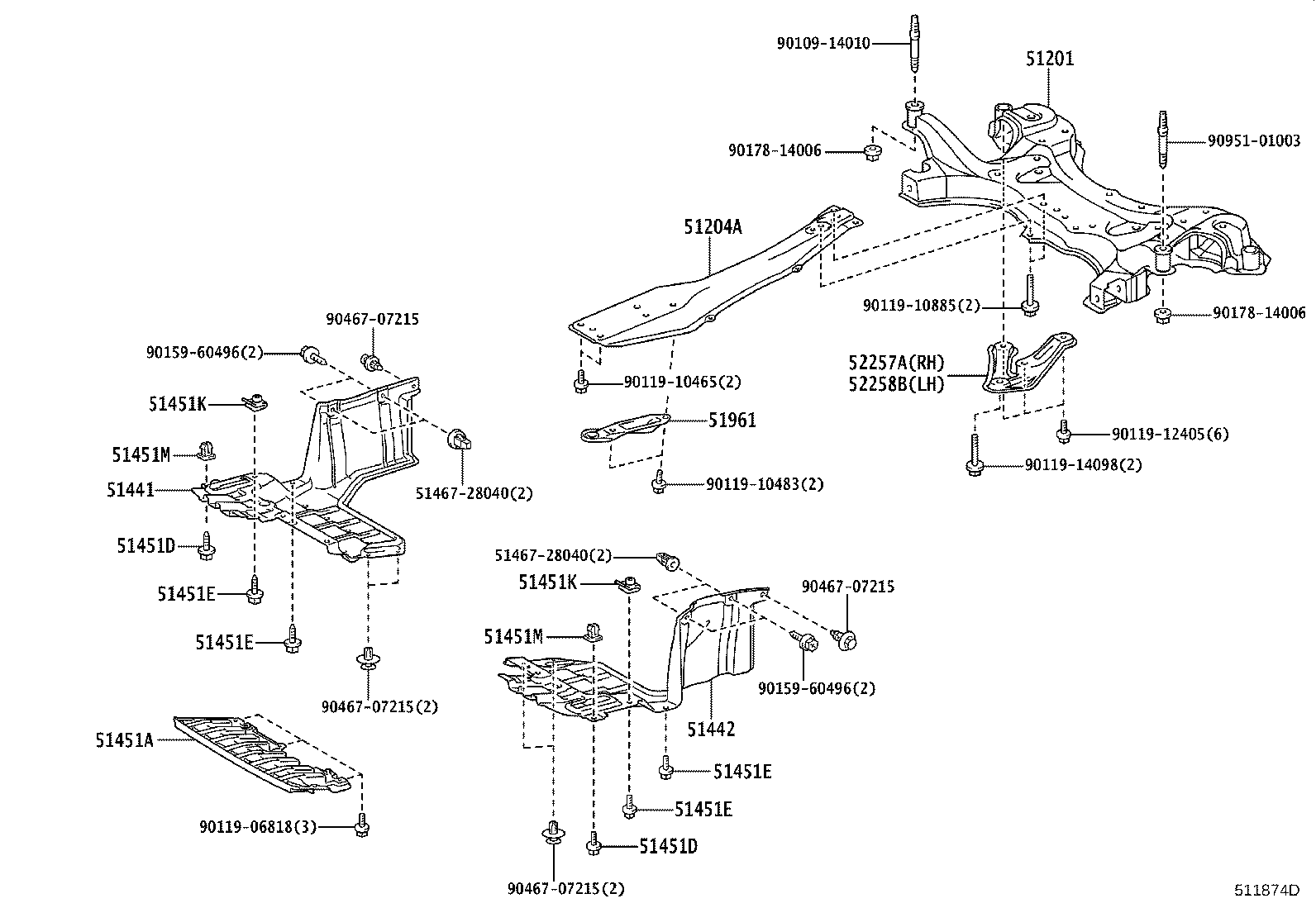51441-28170 COVER, ENGINE UNDER, NO.1 product image