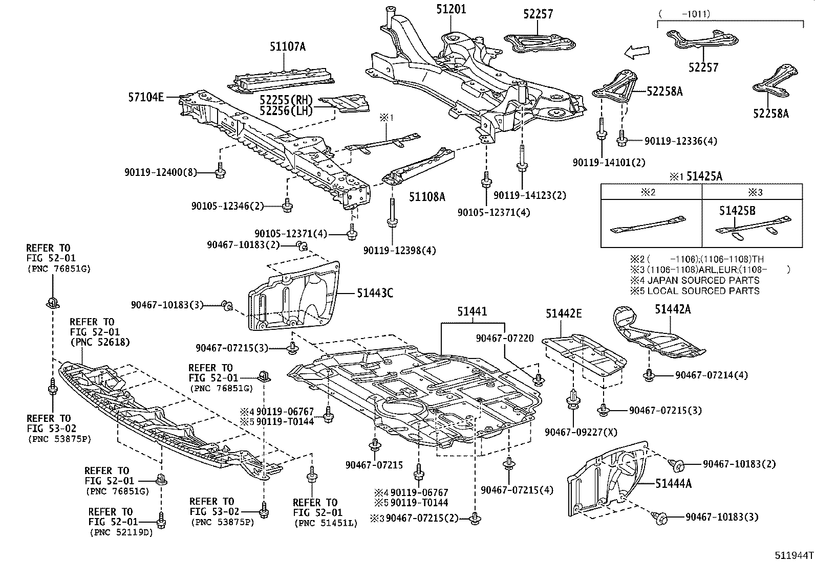 51410-12100 COVER, ENGINE UNDER, NO.1 product image