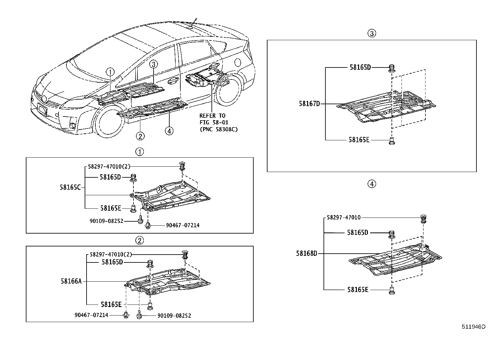 51410-12100 COVER, ENGINE UNDER, NO.1 product image