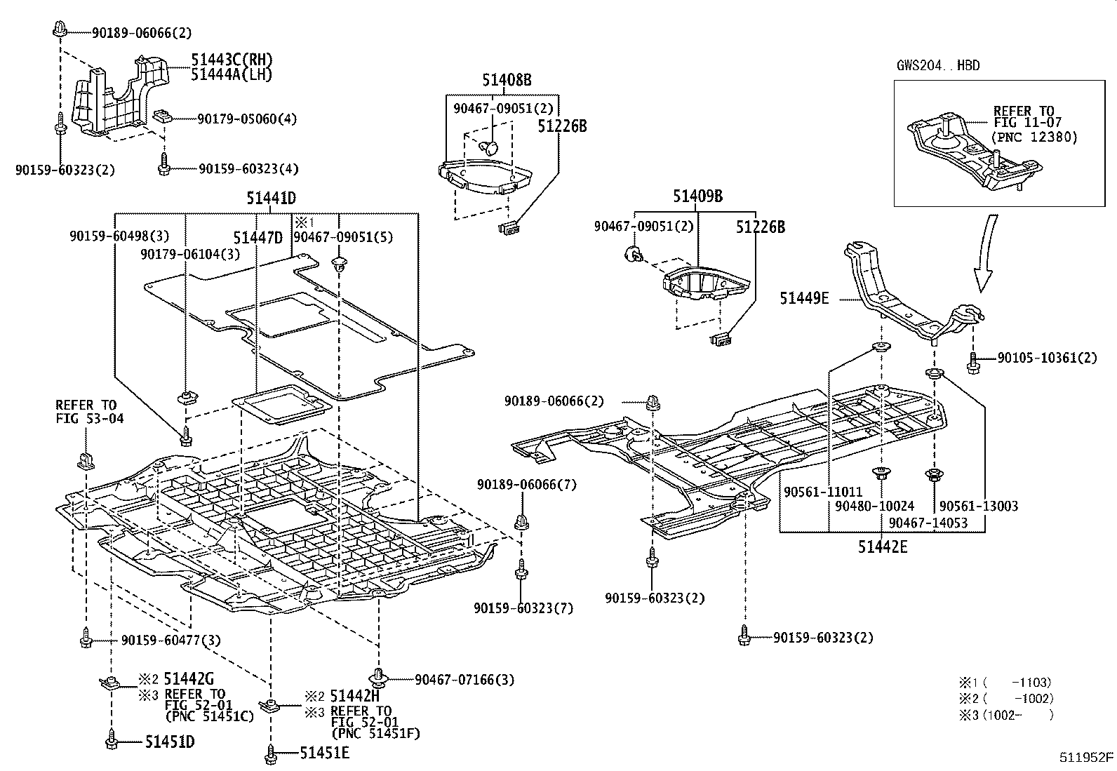 51410-30140 COVER, ENGINE UNDER product image