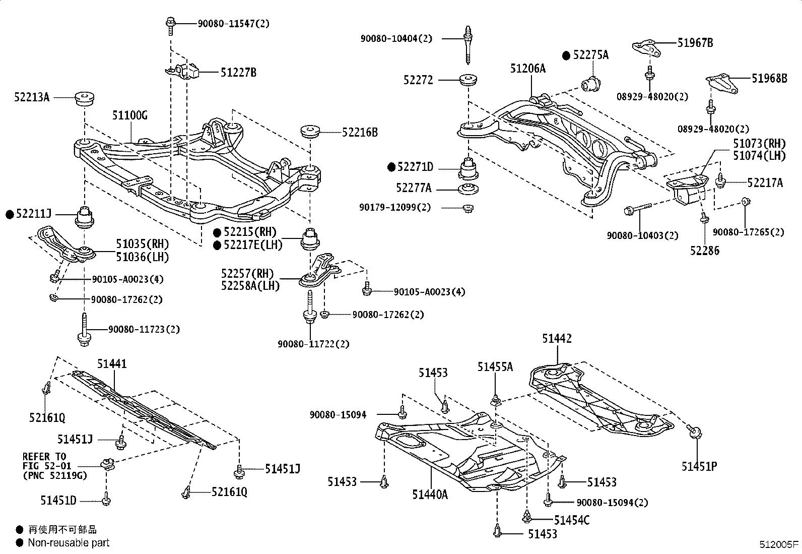 51035-0E030 PLATE SUB-ASSY, FRAME SIDE RAIL, RH product image