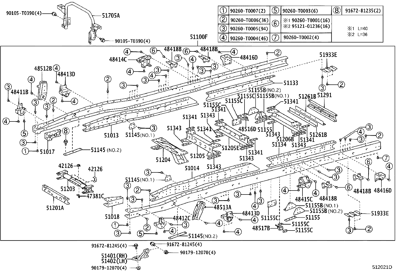 48412-37090 BRACKET, SPRING, NO.1 LH product image