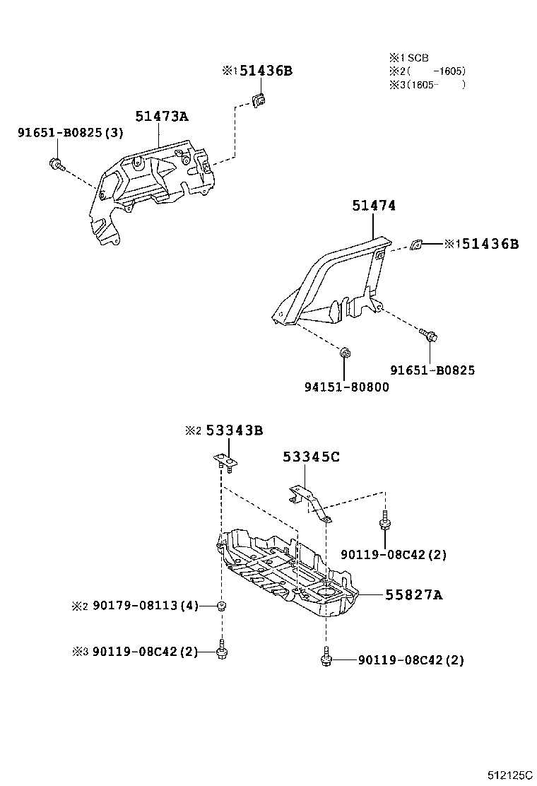 51448-37340 SHUTTER, ENGINE REAR SIDE product image