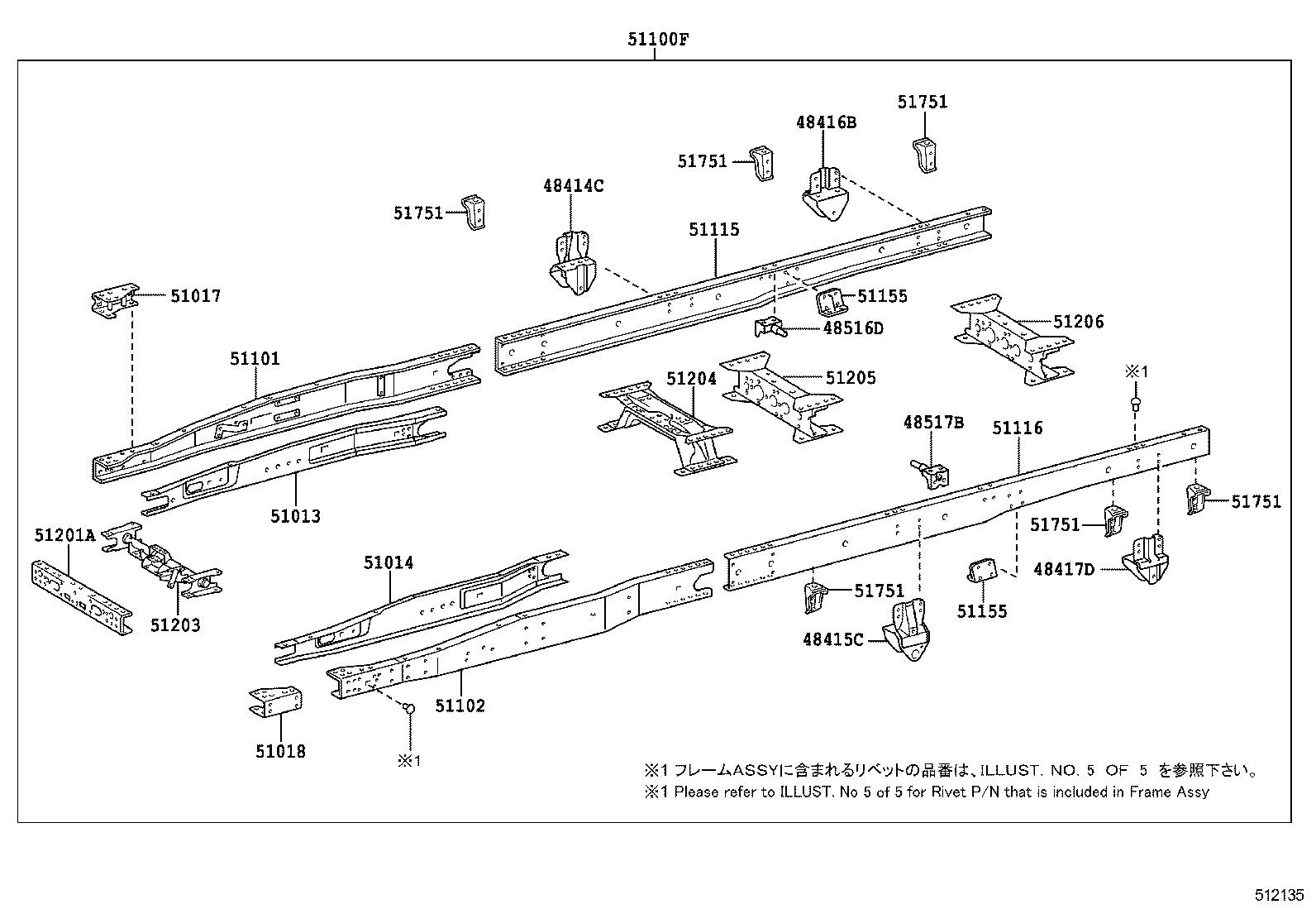 48415-37050 BRACKET, SPRING, NO.3 LH product image