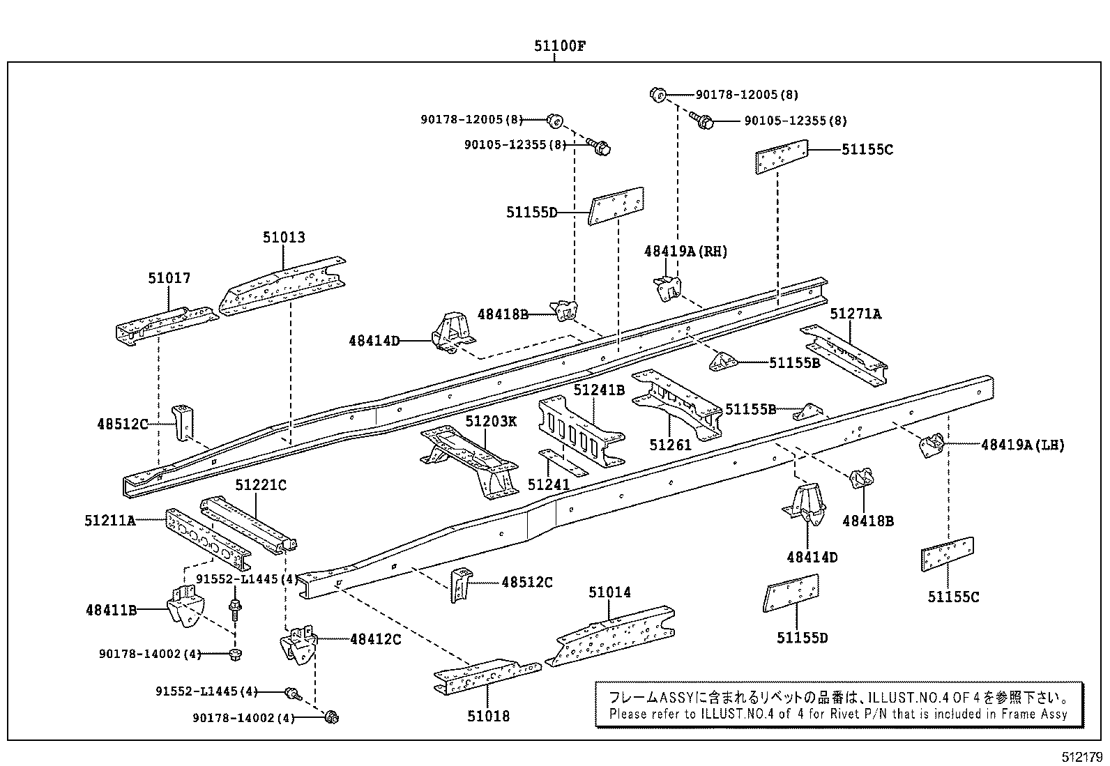 51001-3VZ00 FRAME SUB-ASSY product image