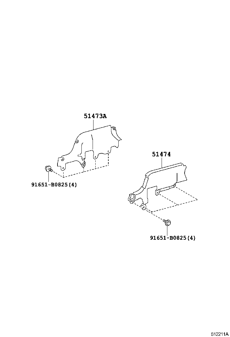 51441-37B30 COVER, ENGINE UNDER, LH product image