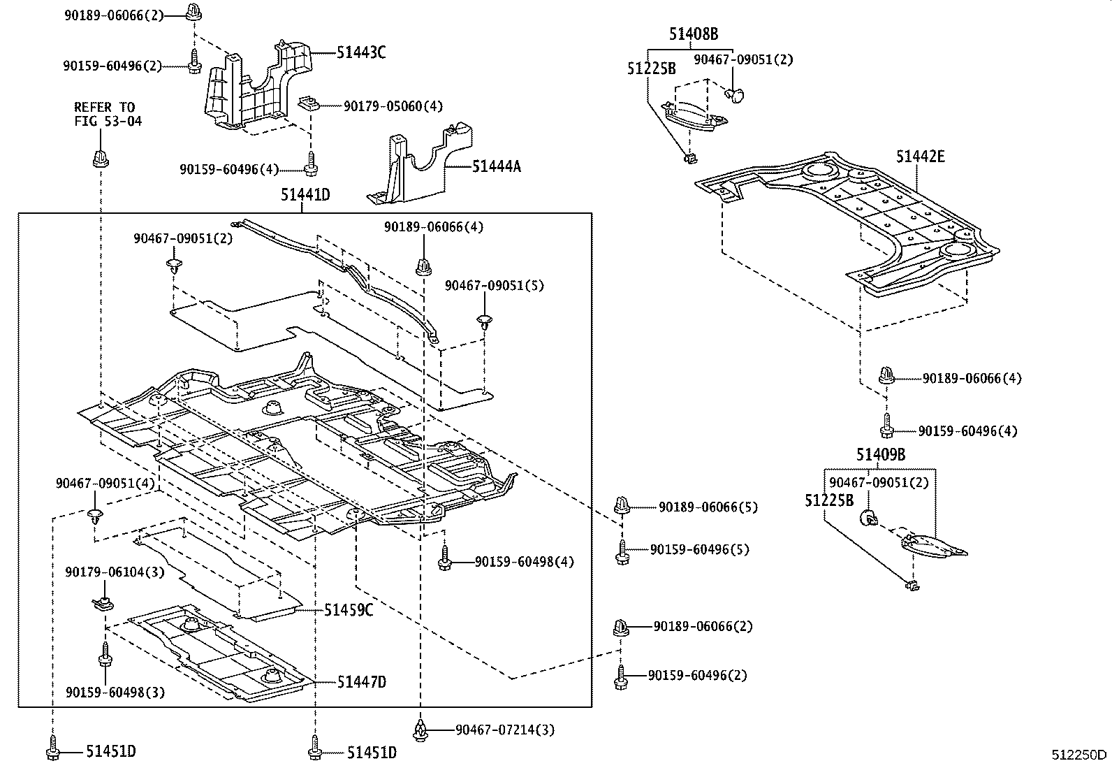 51442-30172 COVER, ENGINE UNDER, NO.2 product image