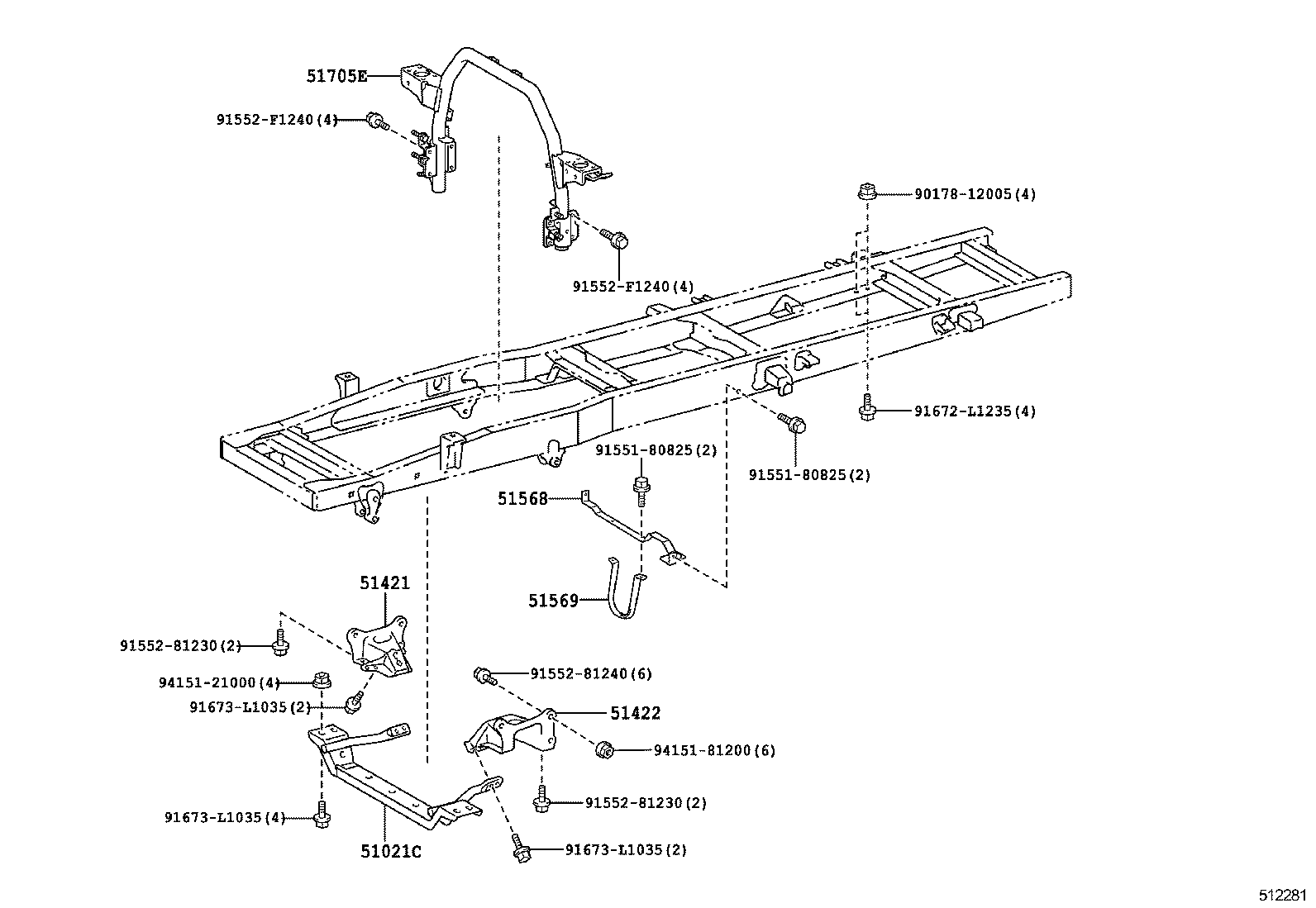 51001-3VV82 FRAME SUB-ASSY product image