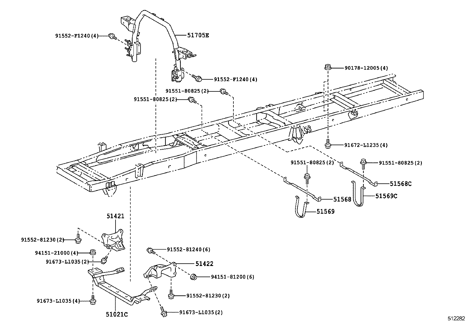 51001-3VV82 FRAME SUB-ASSY product image
