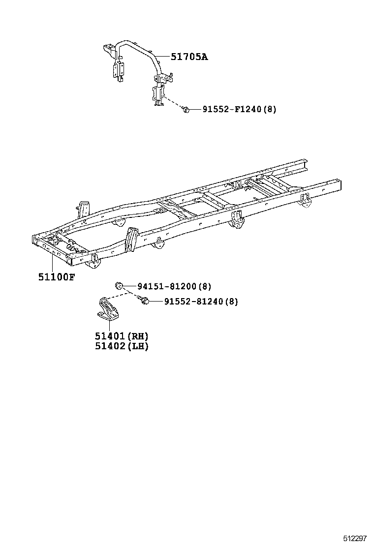 48505-37130 BRACKET SUB-ASSY, REAR SHOCK ABSORBER, UPPER RH product image