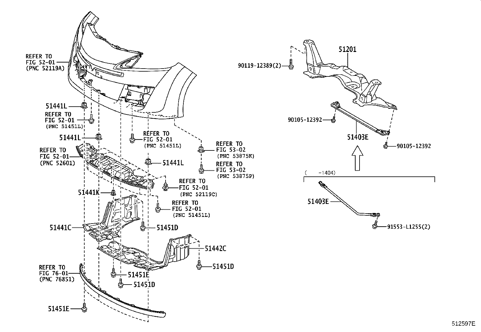 51442-52150 COVER, ENGINE UNDER, LH product image