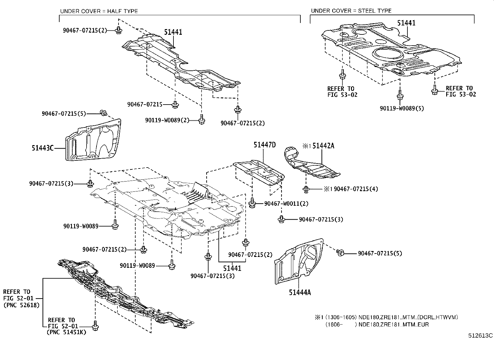 51107-02010 REINFORCEMENT, FRONT SUSPENSION MEMBER, RH product image